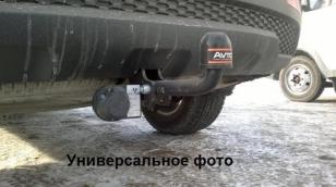 Фаркоп для Toyota LC (J 120) Prado 2002-2009 съемный крюк на двух болтах 1200кг Автос